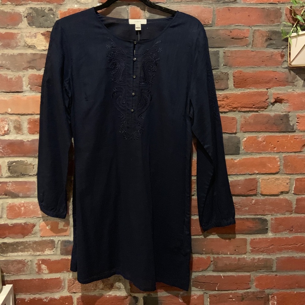J.Crew Navy beach coverup